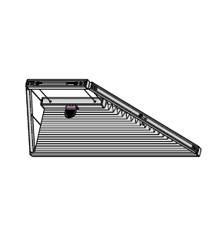 Tenda plissettata per giardini d'inverno Decomatic P 3635