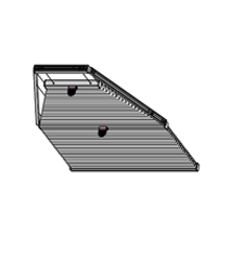 Tenda plissettata per giardini d'inverno Decomatic P 3663