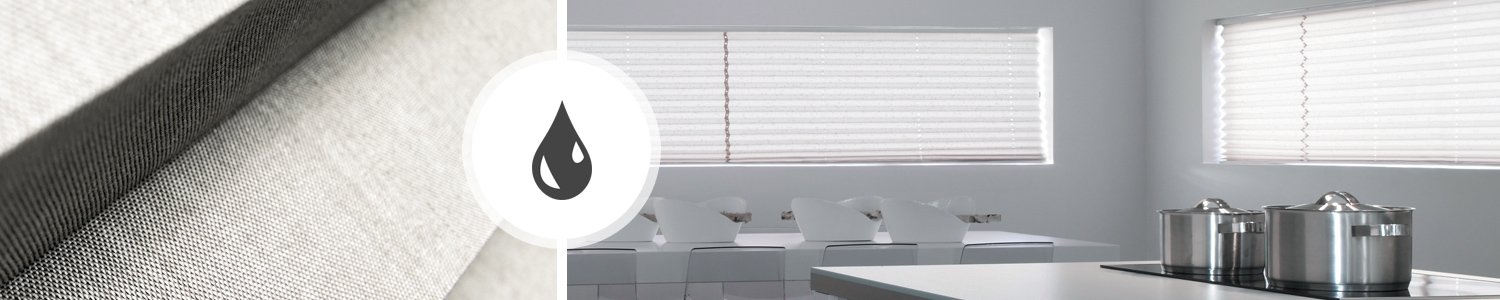 Plisssees adatto agli ambienti umidi del bagno