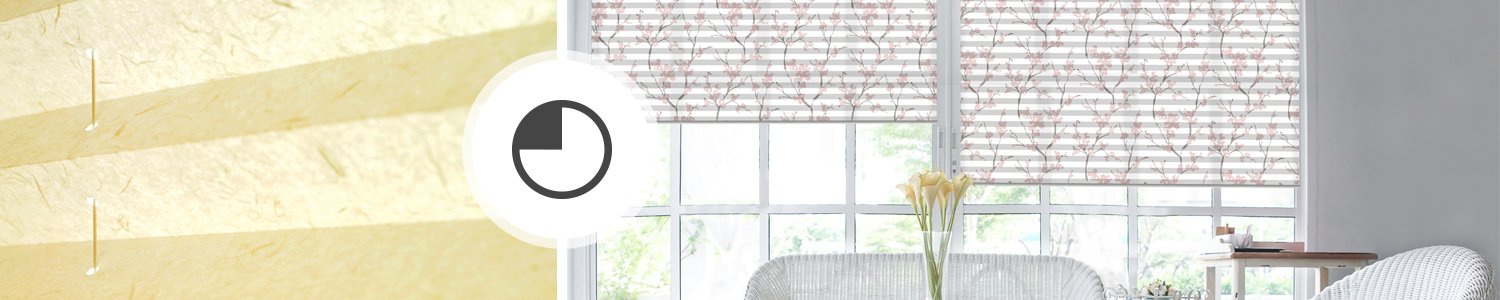 Tende plissettate semitrasparenti