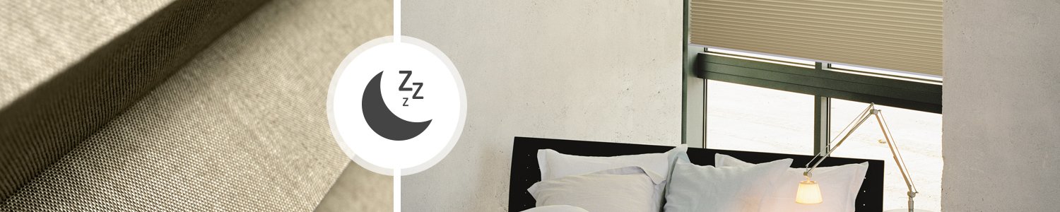 Tenda plissettata per la camera da letto