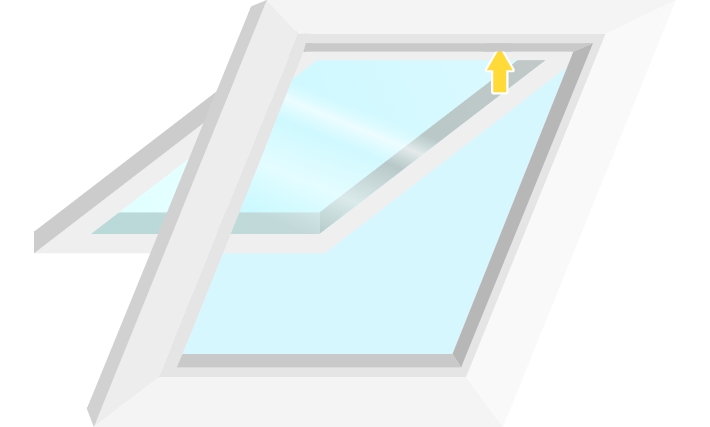 Posizione della targhetta Roto