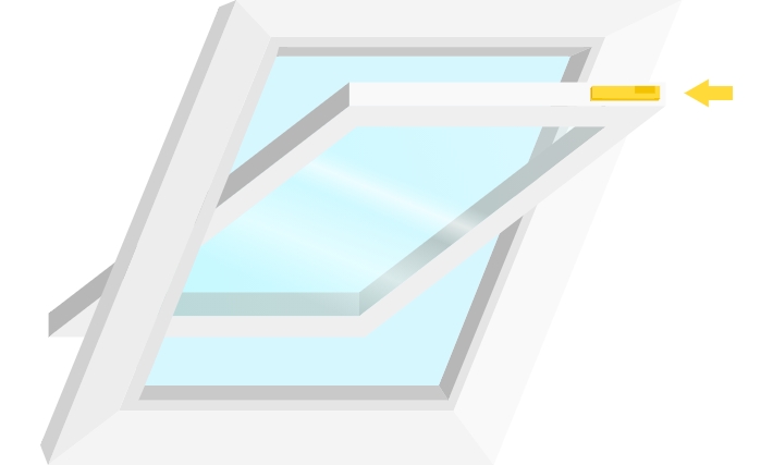 Posizione della targhetta identificativa Fakro